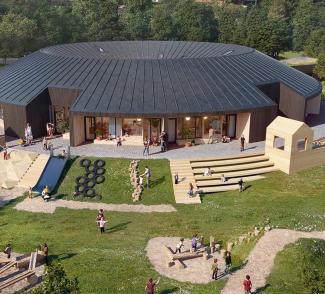 Bornegarden Bison, exterior