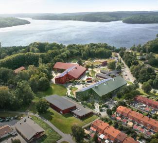 Ingaredsskolan, illustration från Björling Arkitektur